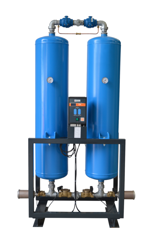 Low pressure (<16 bar) adsorption air dryers without heat input